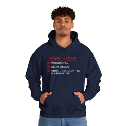 Exercises in Futility - Heavy Blend™ Hooded Sweatshirt for Men and Women