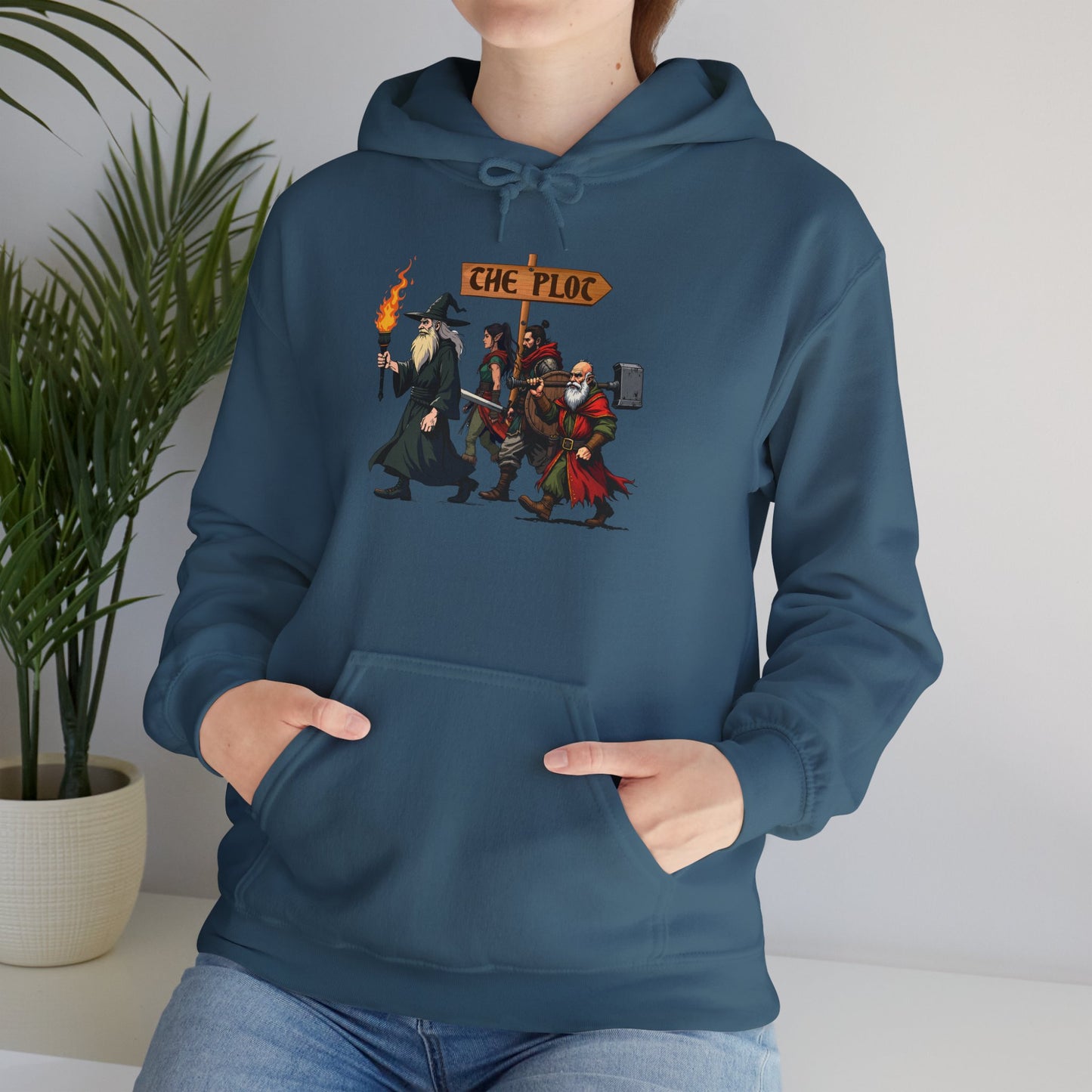 Missing the Plot - Heavy Blend™ Hooded Sweatshirt for Men and Women