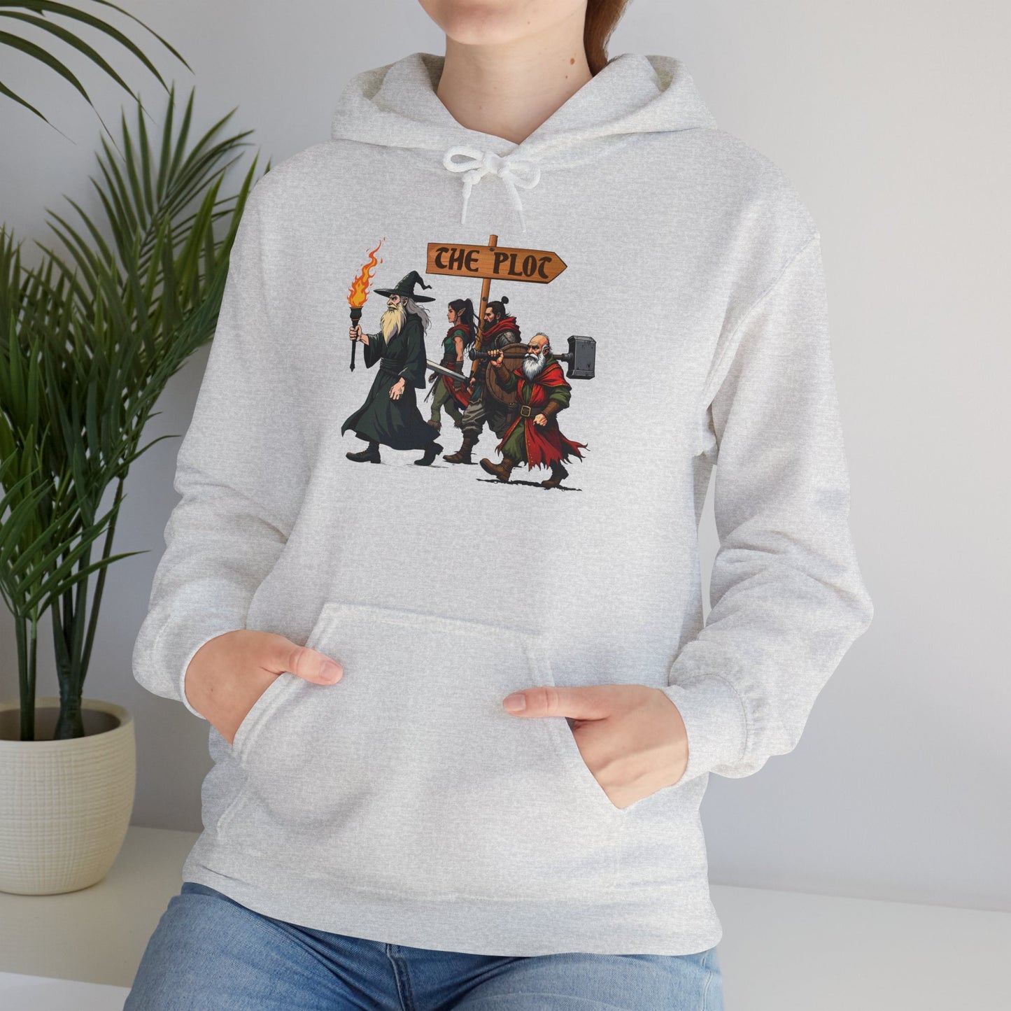 Missing the Plot - Heavy Blend™ Hooded Sweatshirt for Men and Women