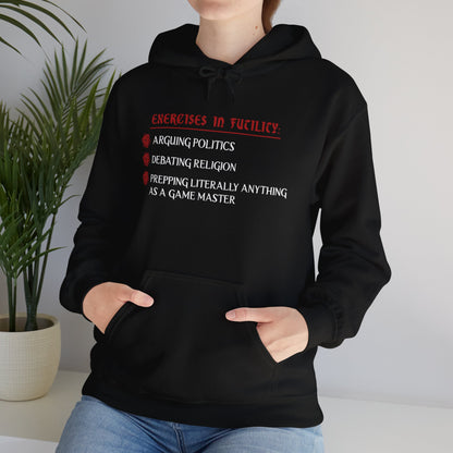 Exercises in Futility - Heavy Blend™ Hooded Sweatshirt for Men and Women