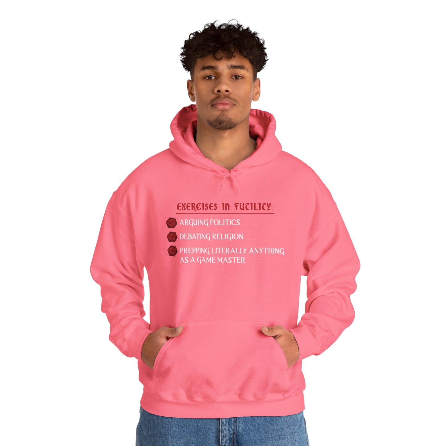 Exercises in Futility - Heavy Blend™ Hooded Sweatshirt for Men and Women
