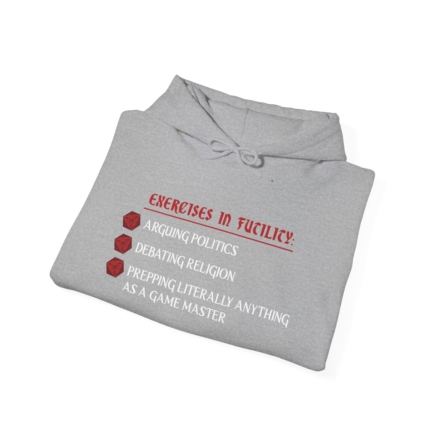 Exercises in Futility - Heavy Blend™ Hooded Sweatshirt for Men and Women