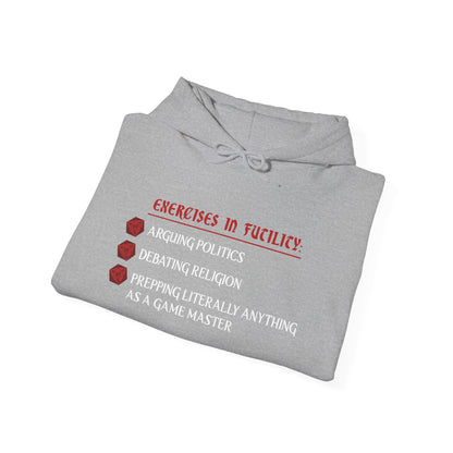 Exercises in Futility - Heavy Blend™ Hooded Sweatshirt for Men and Women