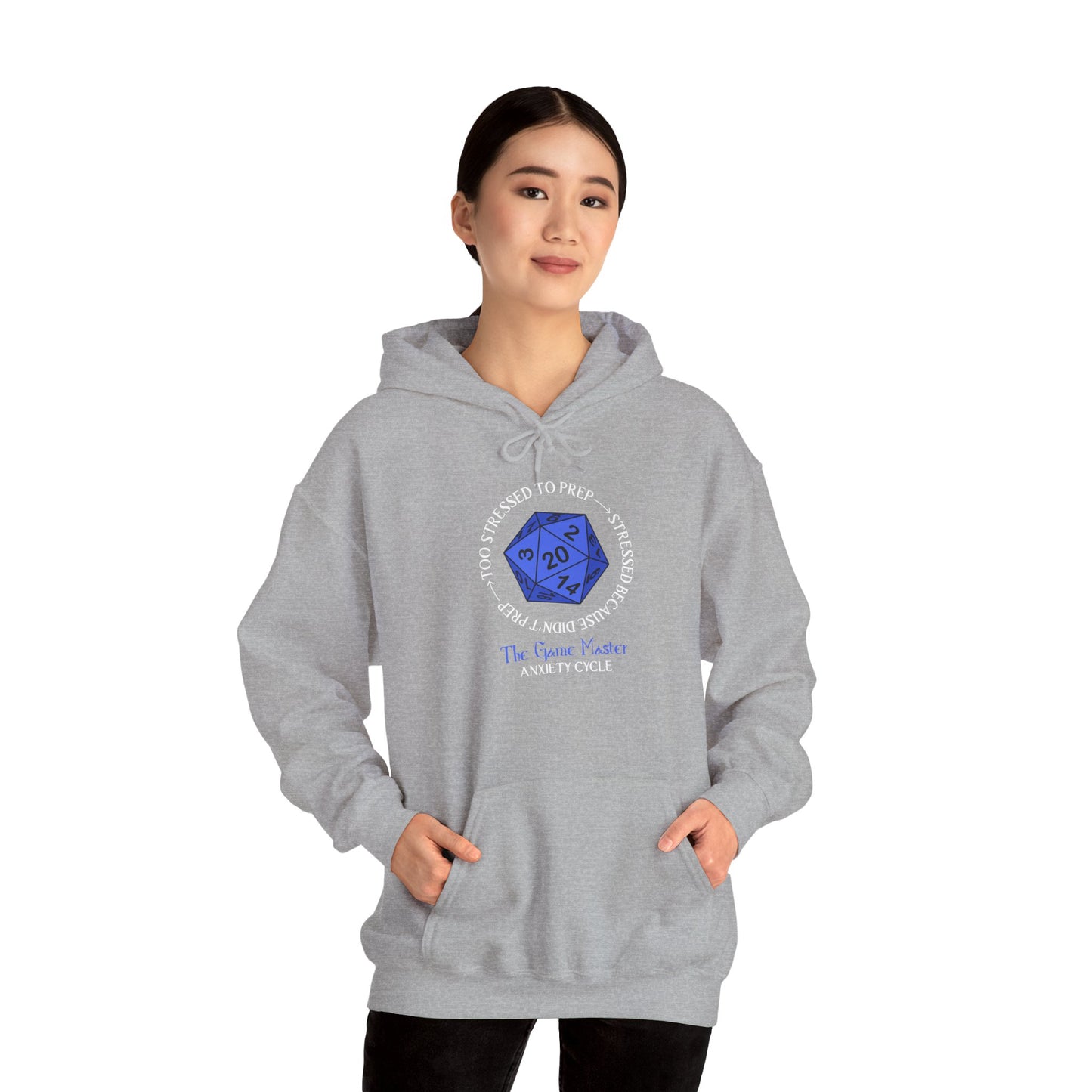 The GM Anxiety Cycle - Heavy Blend™ Hooded Sweatshirt for Men and Women