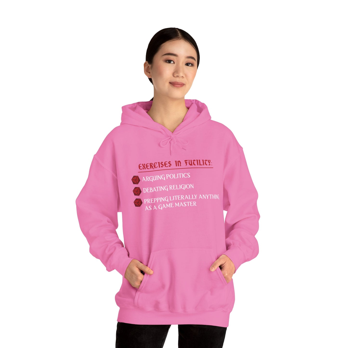 Exercises in Futility - Heavy Blend™ Hooded Sweatshirt for Men and Women