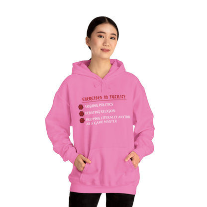 Exercises in Futility - Heavy Blend™ Hooded Sweatshirt for Men and Women