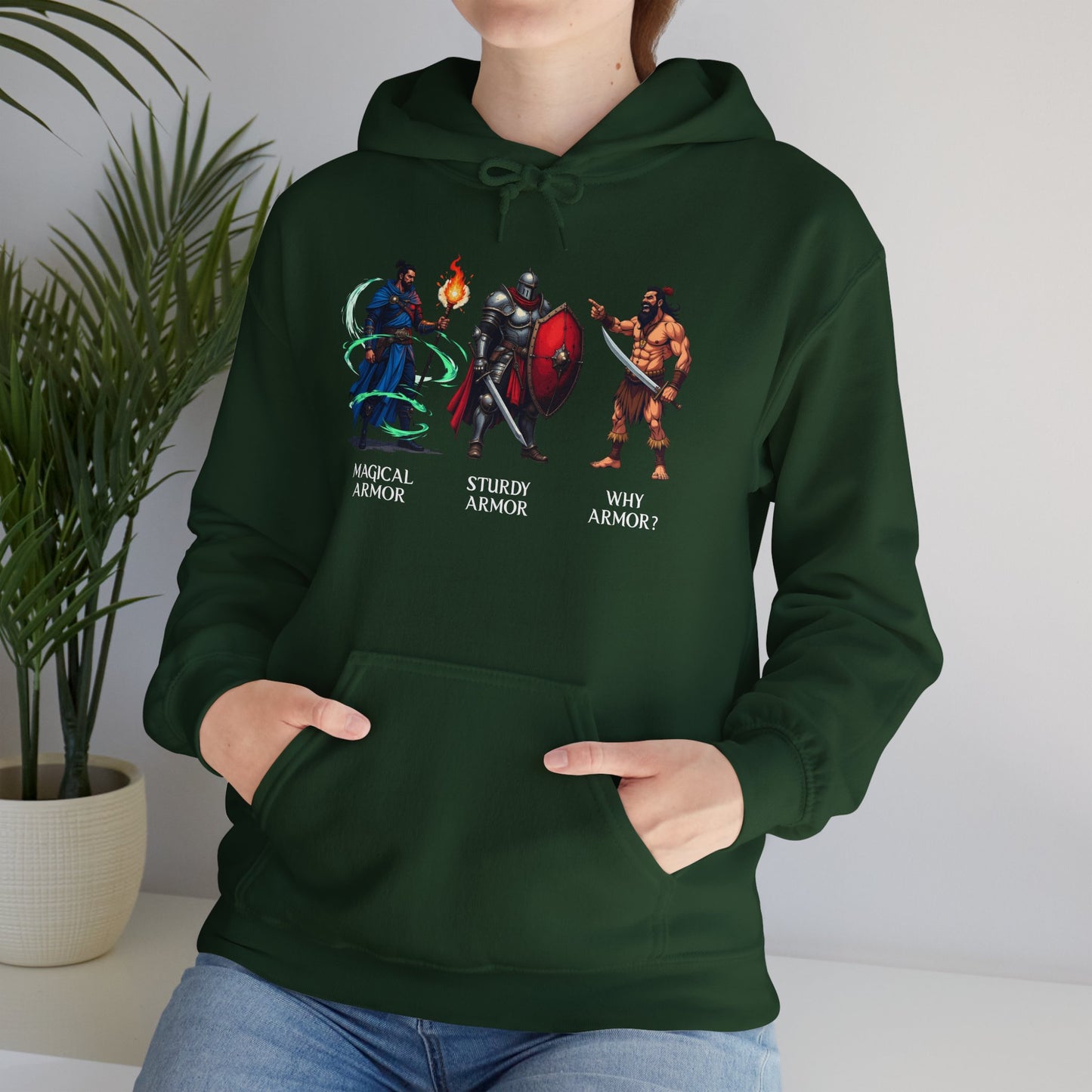 Class Armor Comparison - Heavy Blend™ Hooded Sweatshirt for Men and Women