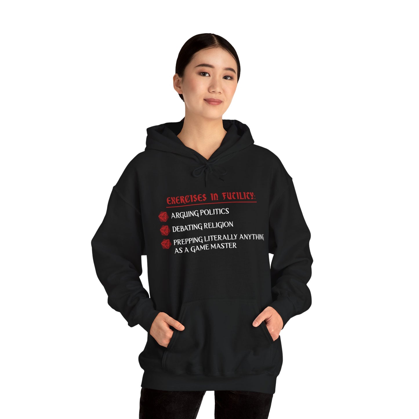 Exercises in Futility - Heavy Blend™ Hooded Sweatshirt for Men and Women