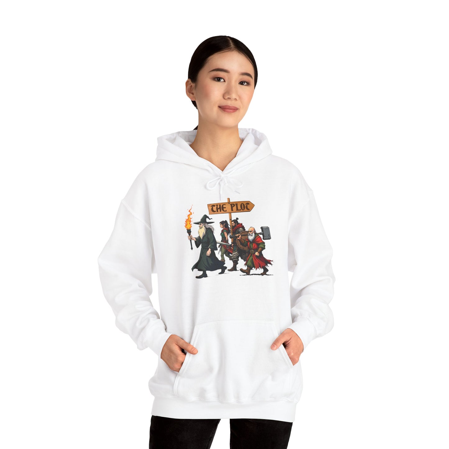 Missing the Plot - Heavy Blend™ Hooded Sweatshirt for Men and Women