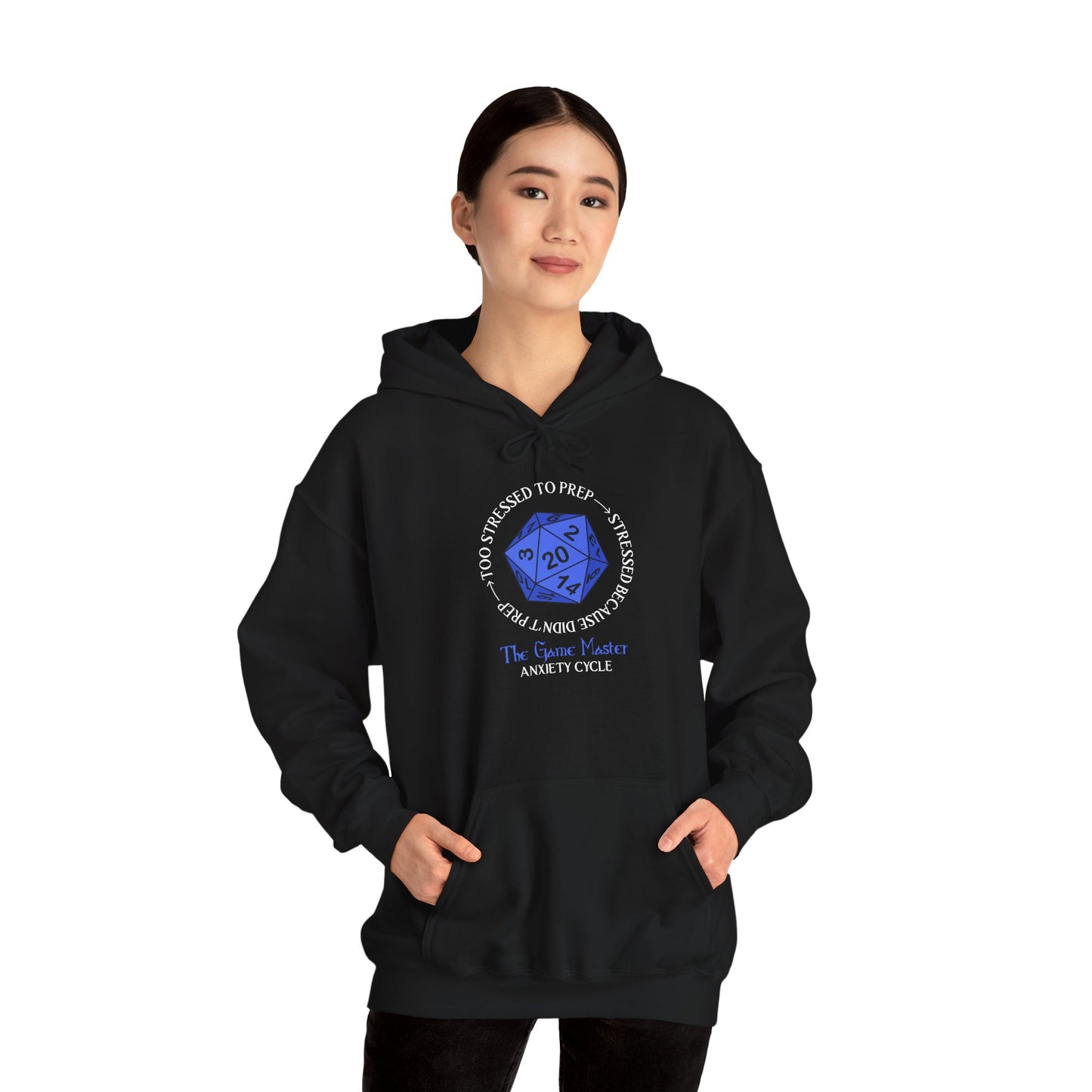 The GM Anxiety Cycle - Heavy Blend™ Hooded Sweatshirt for Men and Women