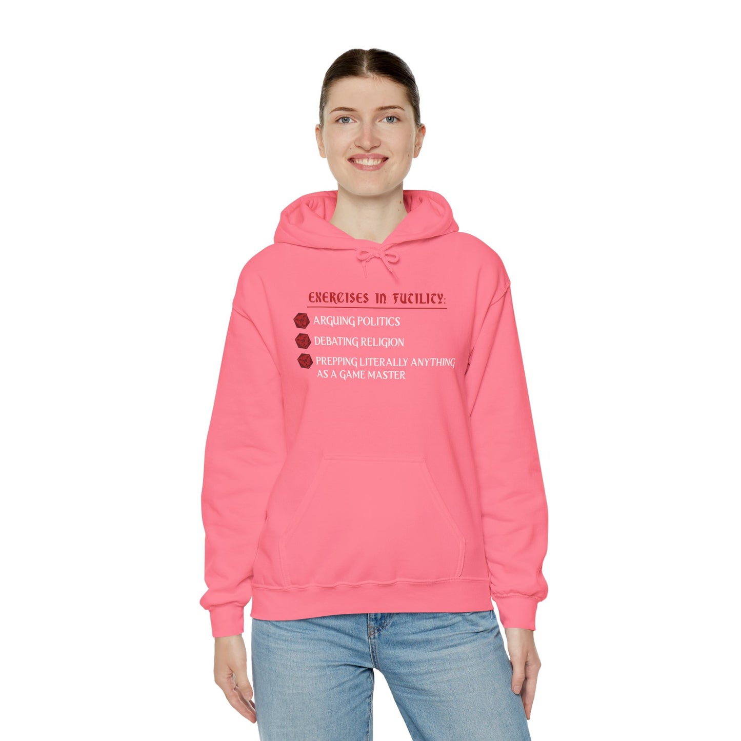 Exercises in Futility - Heavy Blend™ Hooded Sweatshirt for Men and Women