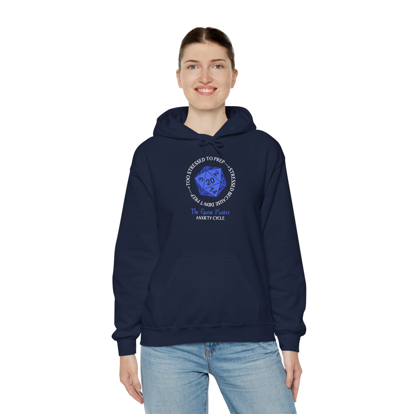 The GM Anxiety Cycle - Heavy Blend™ Hooded Sweatshirt for Men and Women