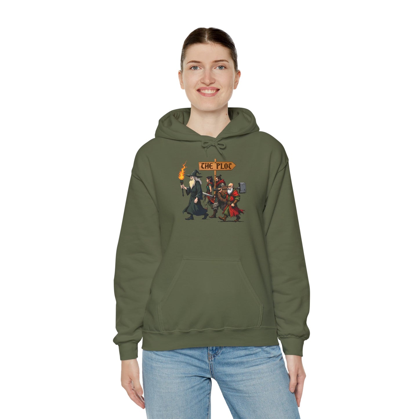 Missing the Plot - Heavy Blend™ Hooded Sweatshirt for Men and Women