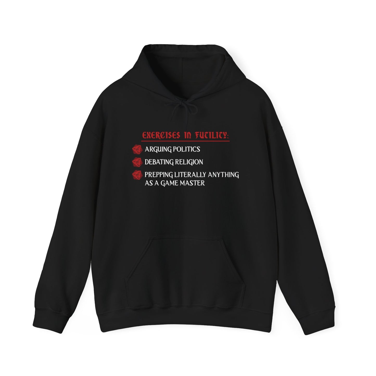 Exercises in Futility - Heavy Blend™ Hooded Sweatshirt for Men and Women