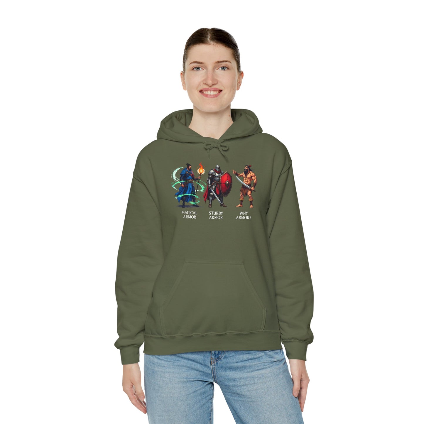 Class Armor Comparison - Heavy Blend™ Hooded Sweatshirt for Men and Women