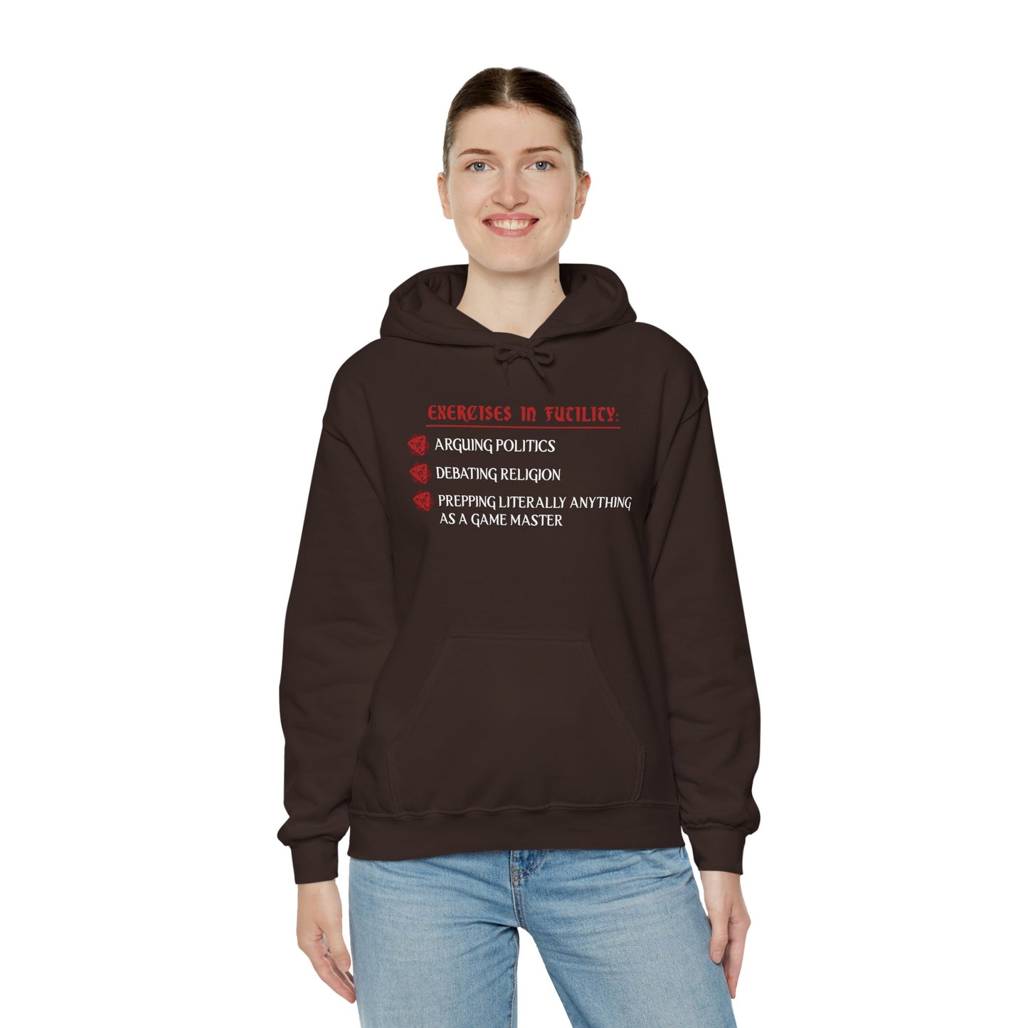 Exercises in Futility - Heavy Blend™ Hooded Sweatshirt for Men and Women