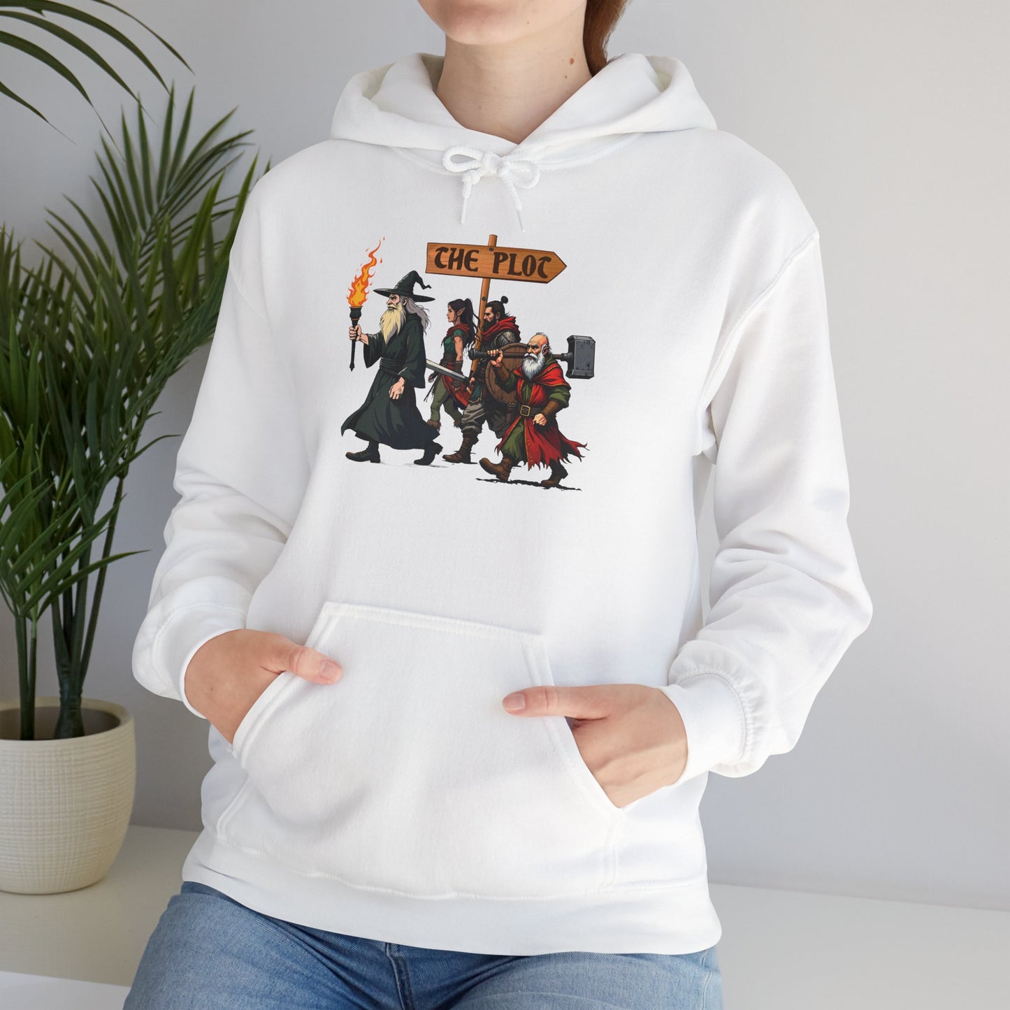Missing the Plot - Heavy Blend™ Hooded Sweatshirt for Men and Women