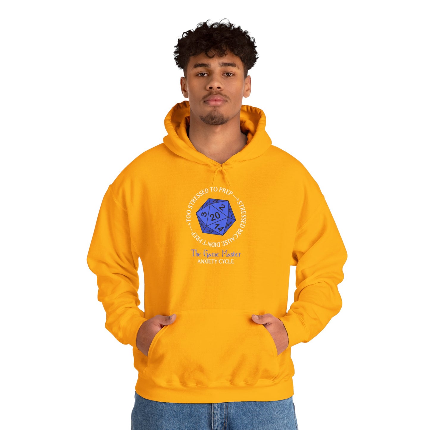 The GM Anxiety Cycle - Heavy Blend™ Hooded Sweatshirt for Men and Women