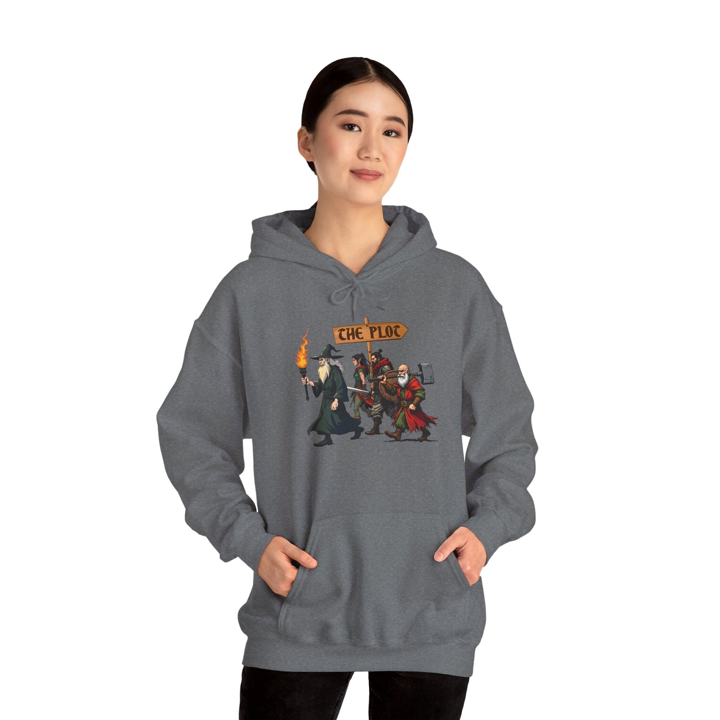 Missing the Plot - Heavy Blend™ Hooded Sweatshirt for Men and Women