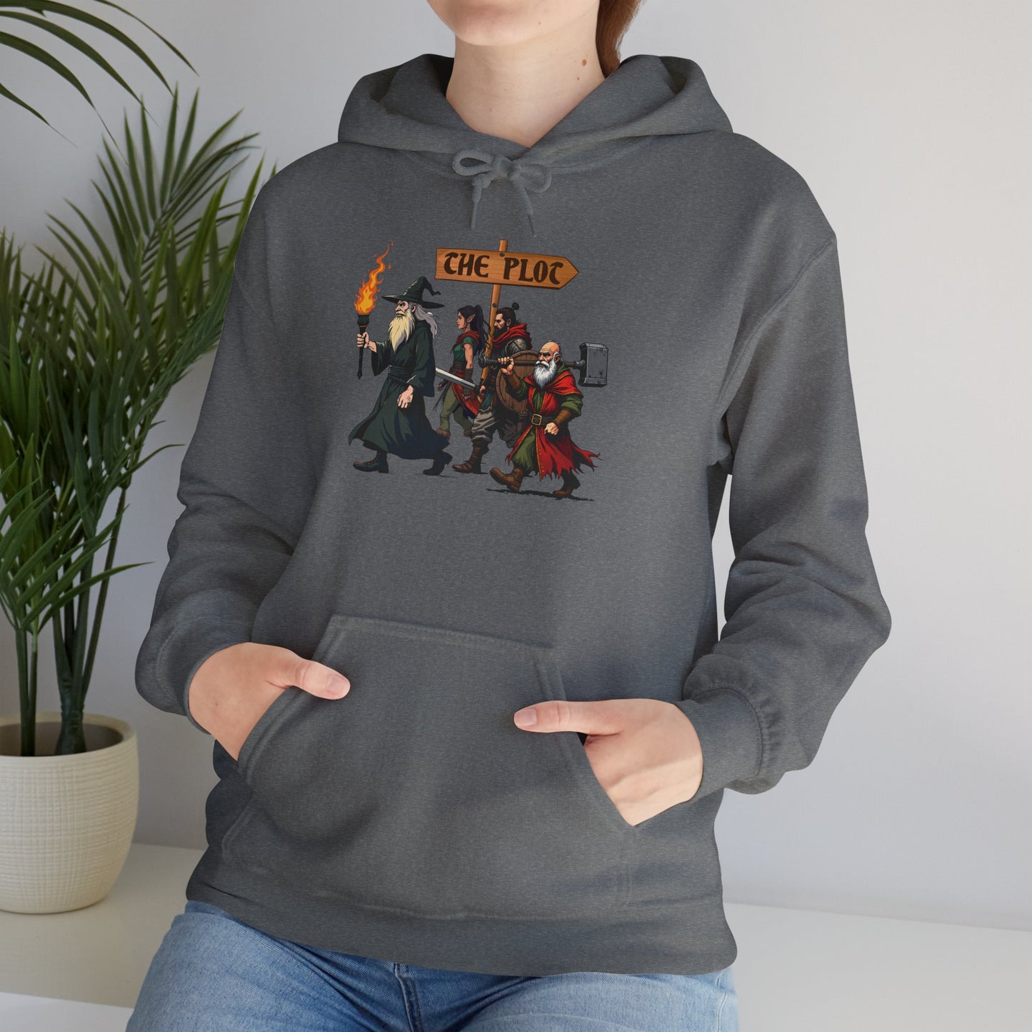 Missing the Plot - Heavy Blend™ Hooded Sweatshirt for Men and Women