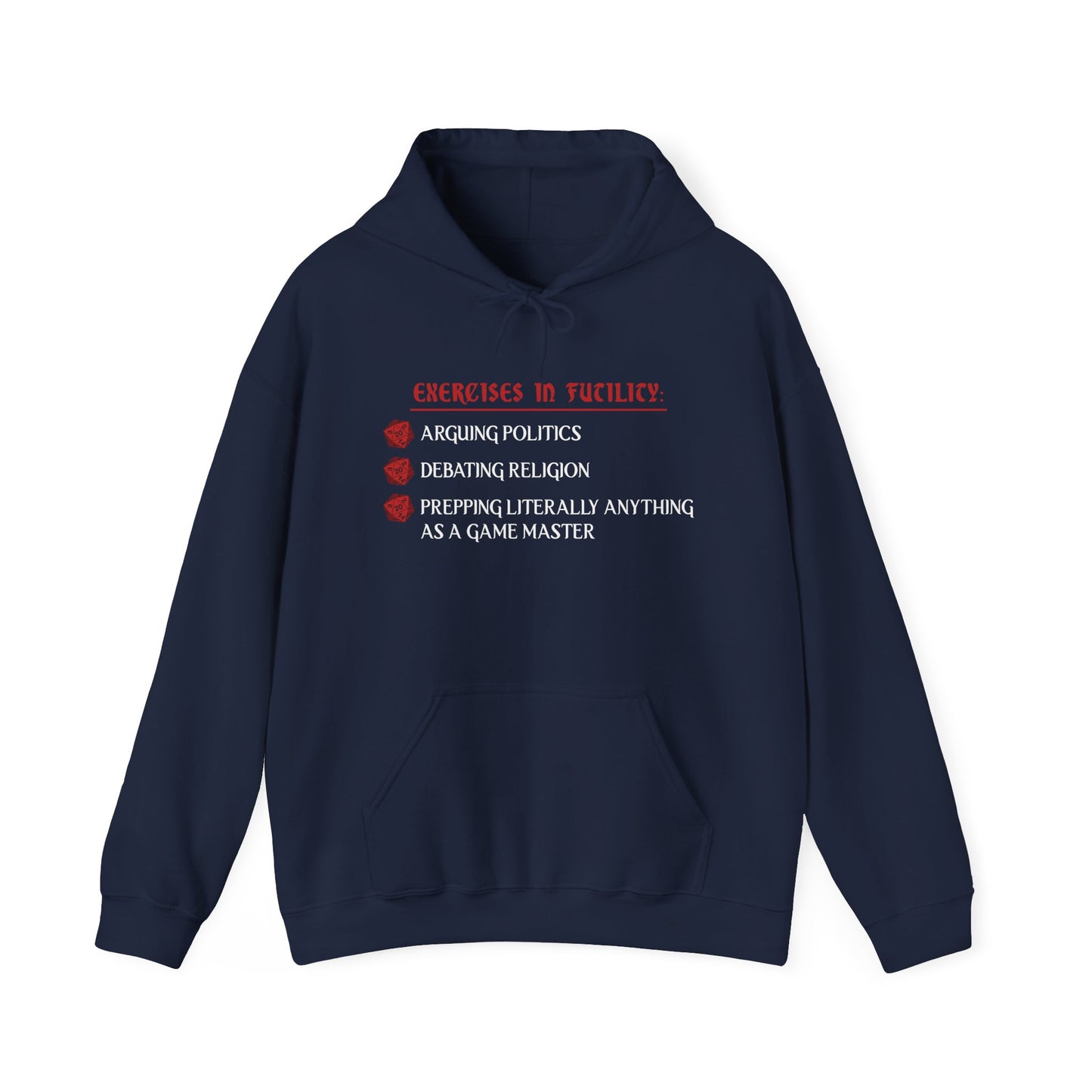 Exercises in Futility - Heavy Blend™ Hooded Sweatshirt for Men and Women