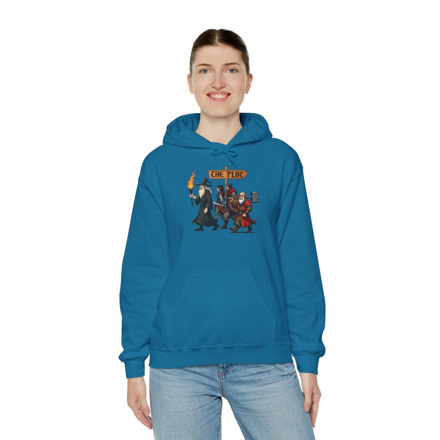 Missing the Plot - Heavy Blend™ Hooded Sweatshirt for Men and Women