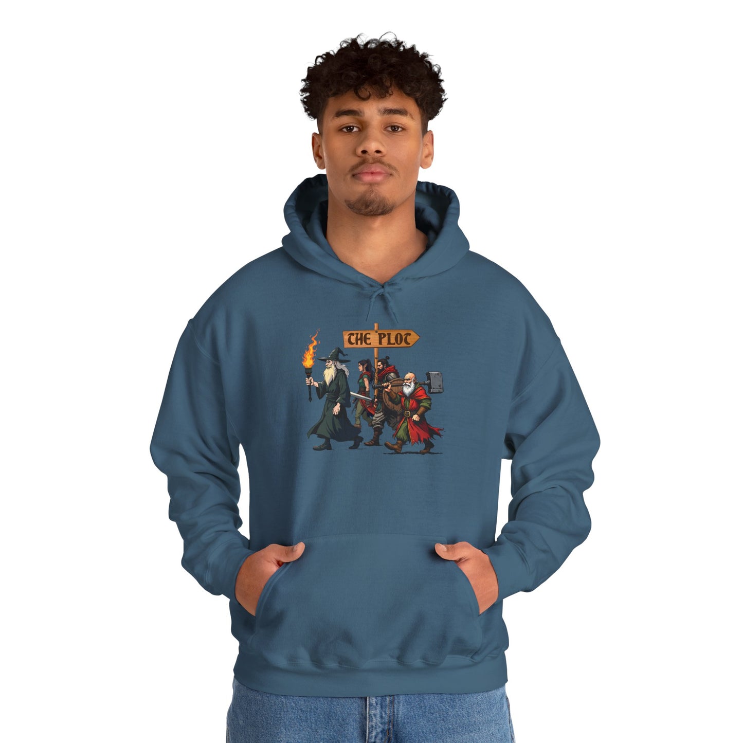 Missing the Plot - Heavy Blend™ Hooded Sweatshirt for Men and Women