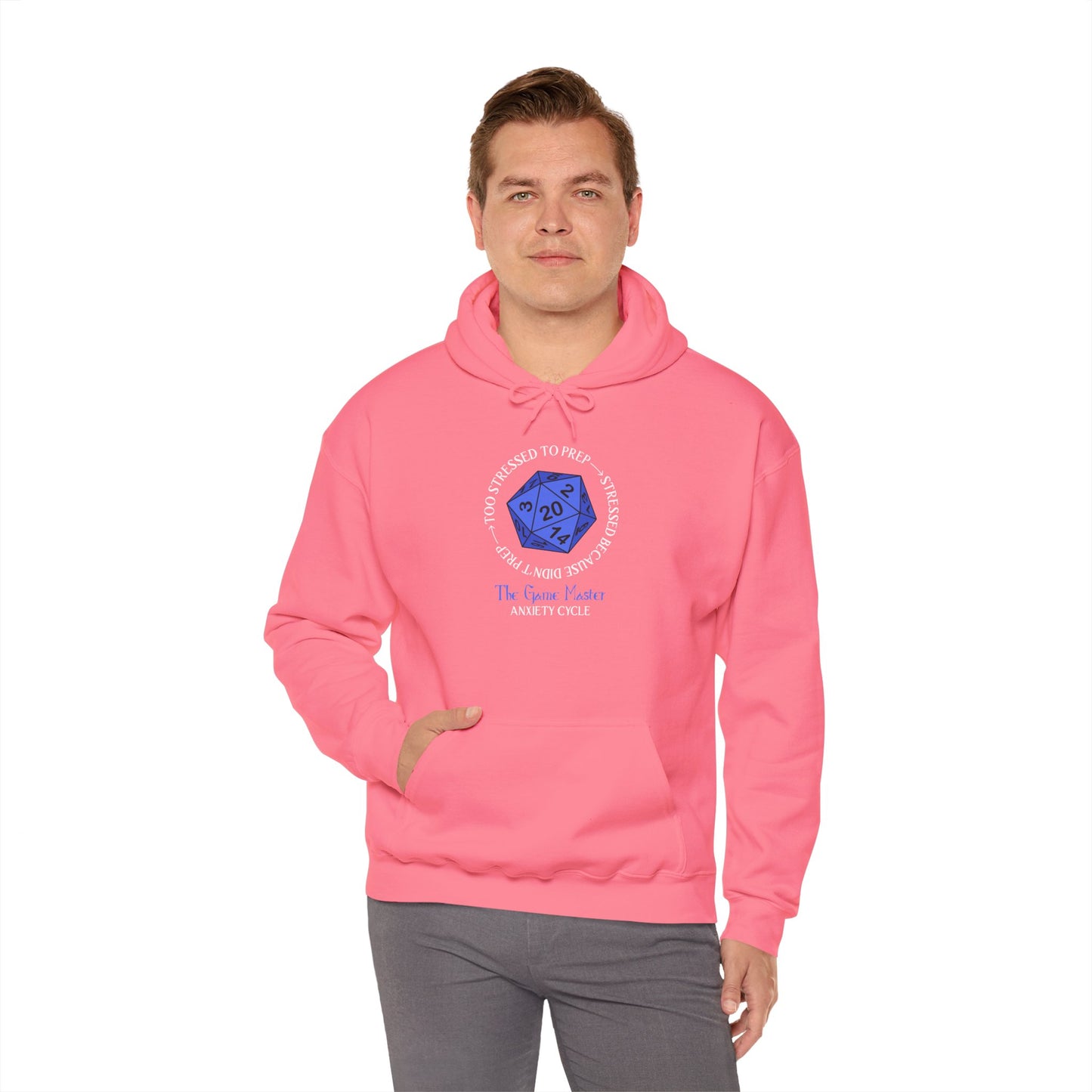 The GM Anxiety Cycle - Heavy Blend™ Hooded Sweatshirt for Men and Women