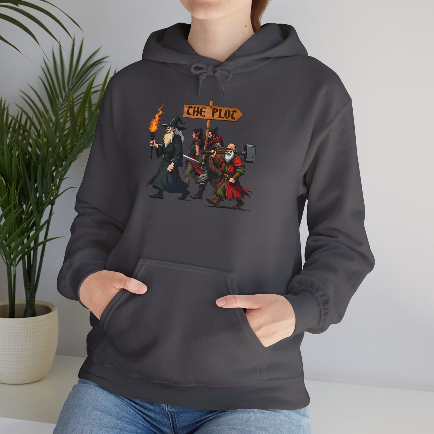Missing the Plot - Heavy Blend™ Hooded Sweatshirt for Men and Women