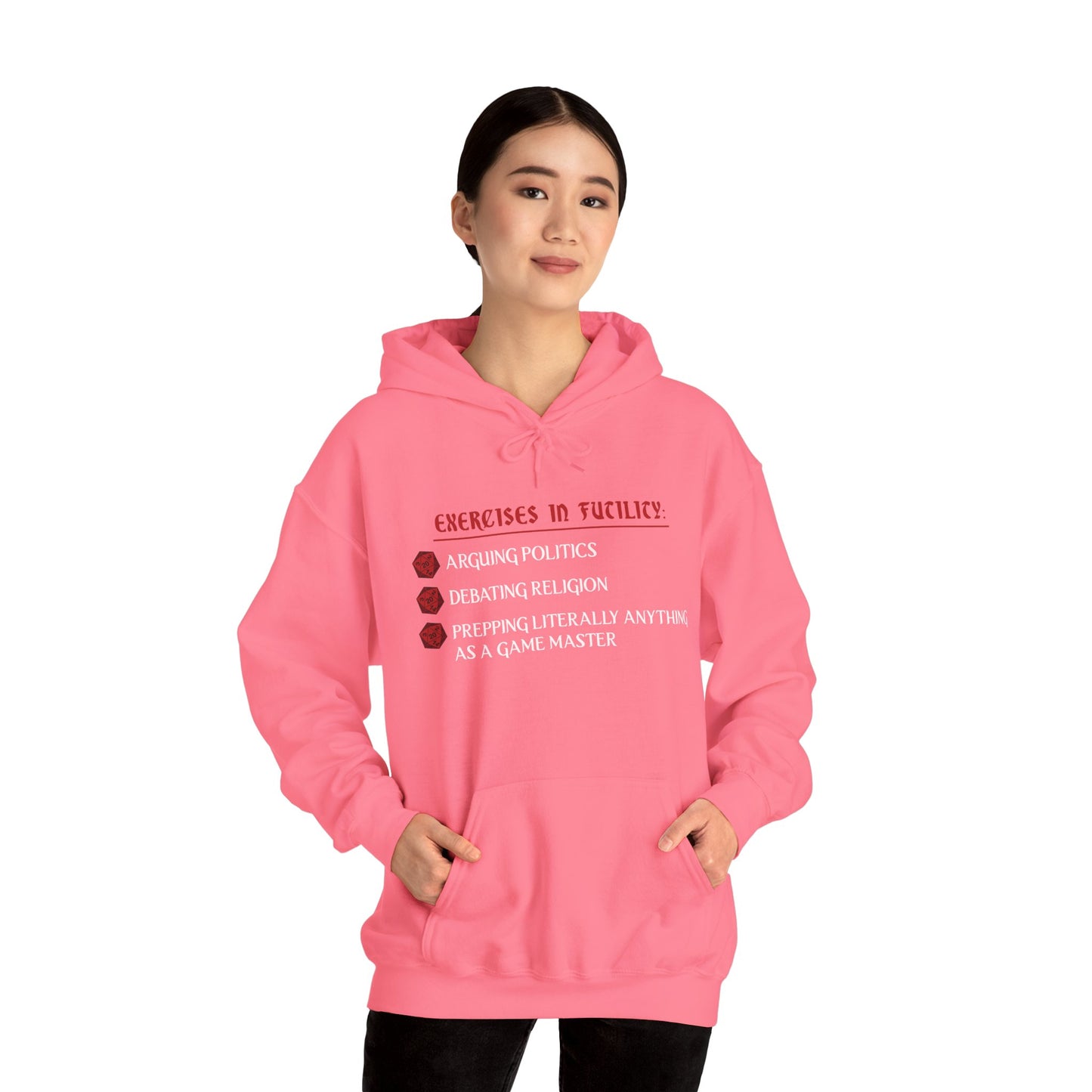 Exercises in Futility - Heavy Blend™ Hooded Sweatshirt for Men and Women