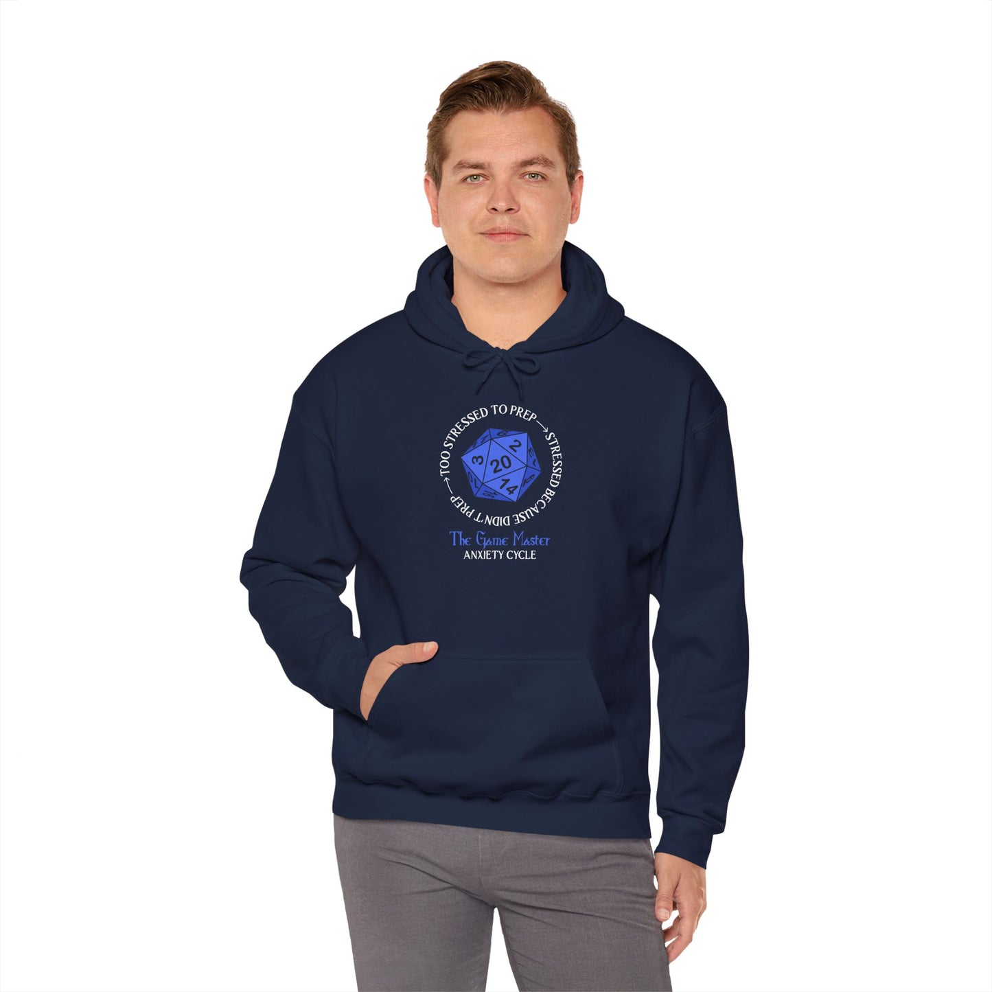 The GM Anxiety Cycle - Heavy Blend™ Hooded Sweatshirt for Men and Women