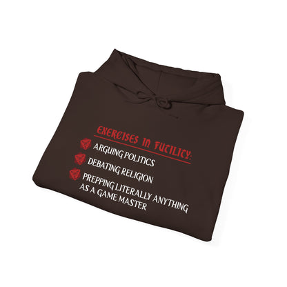 Exercises in Futility - Heavy Blend™ Hooded Sweatshirt for Men and Women