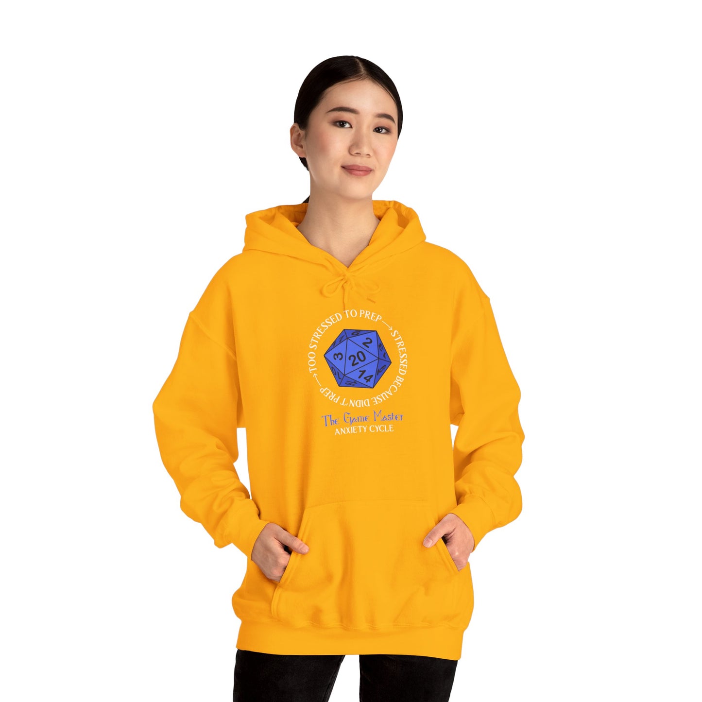 The GM Anxiety Cycle - Heavy Blend™ Hooded Sweatshirt for Men and Women