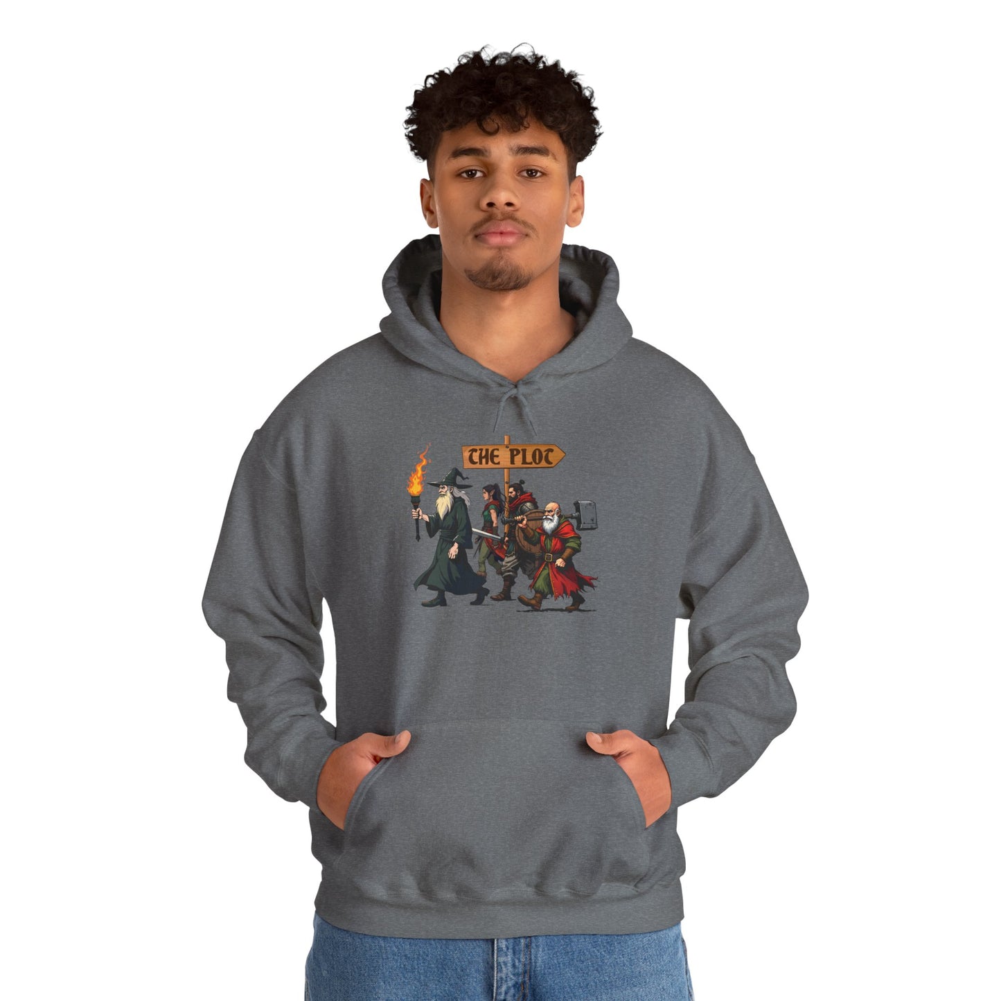 Missing the Plot - Heavy Blend™ Hooded Sweatshirt for Men and Women