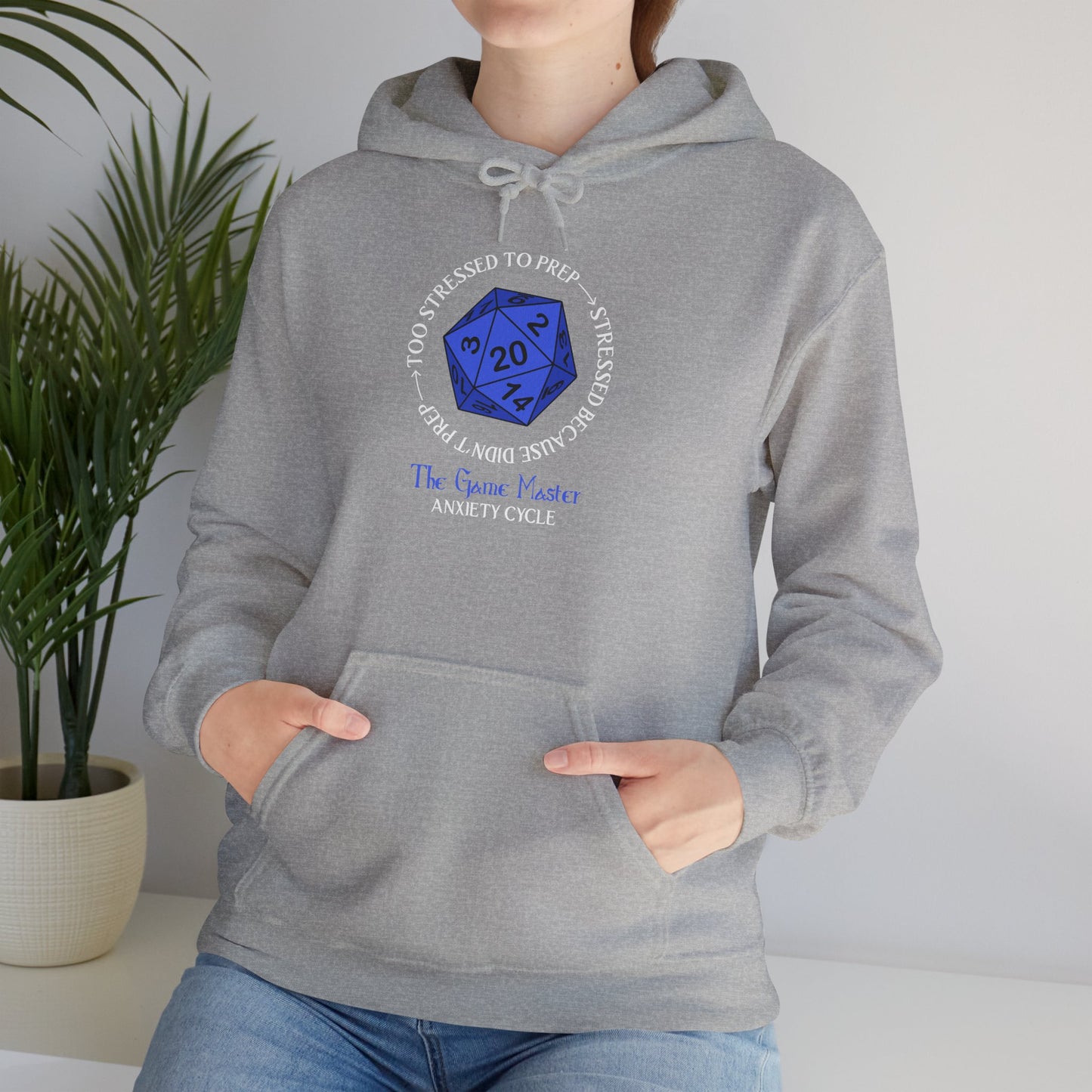 The GM Anxiety Cycle - Heavy Blend™ Hooded Sweatshirt for Men and Women