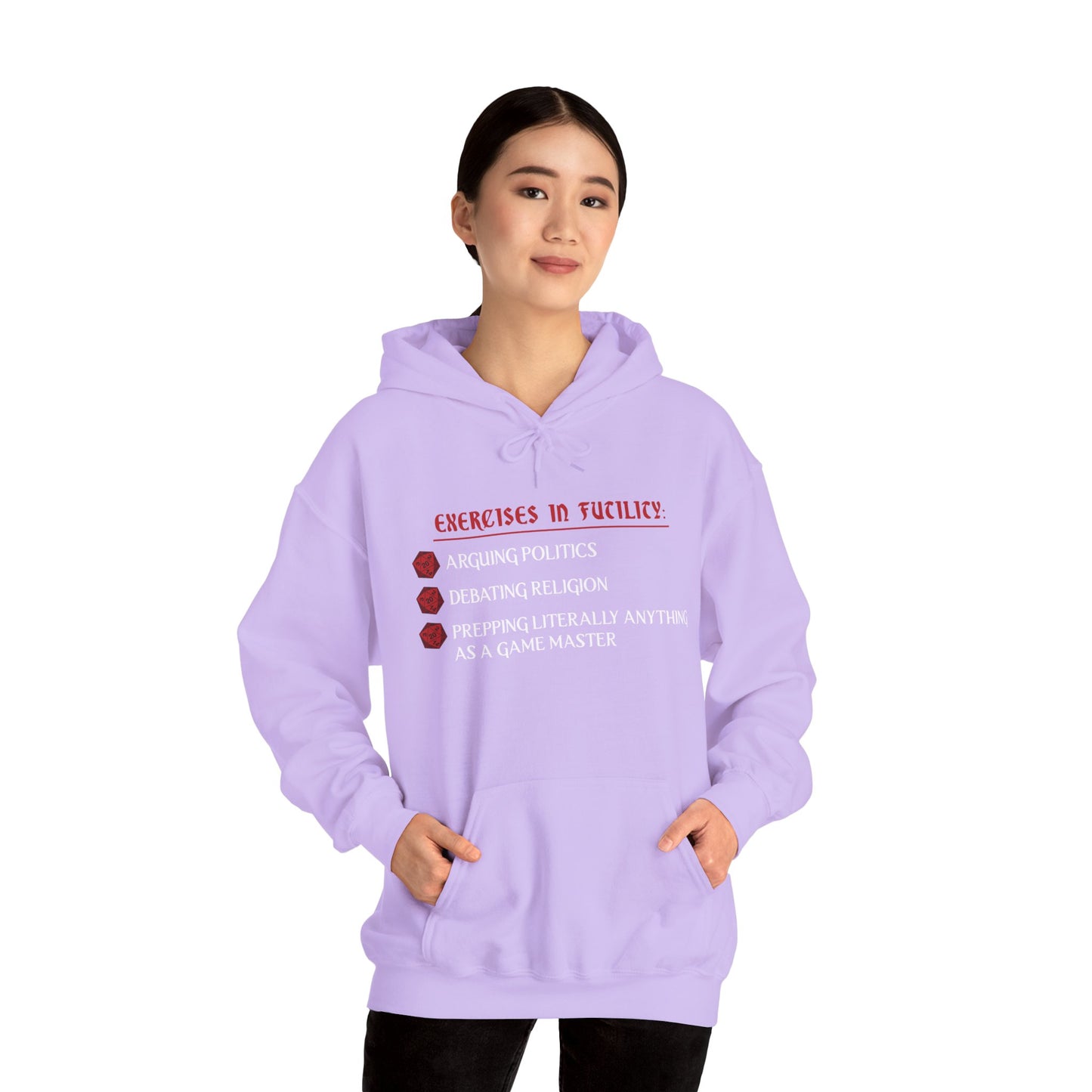 Exercises in Futility - Heavy Blend™ Hooded Sweatshirt for Men and Women