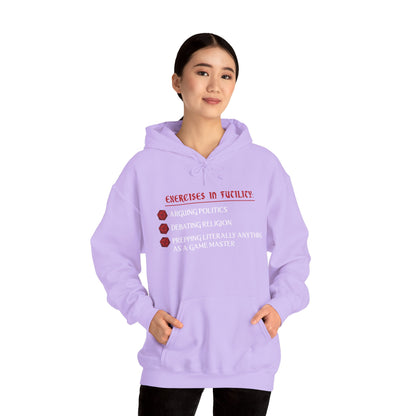 Exercises in Futility - Heavy Blend™ Hooded Sweatshirt for Men and Women