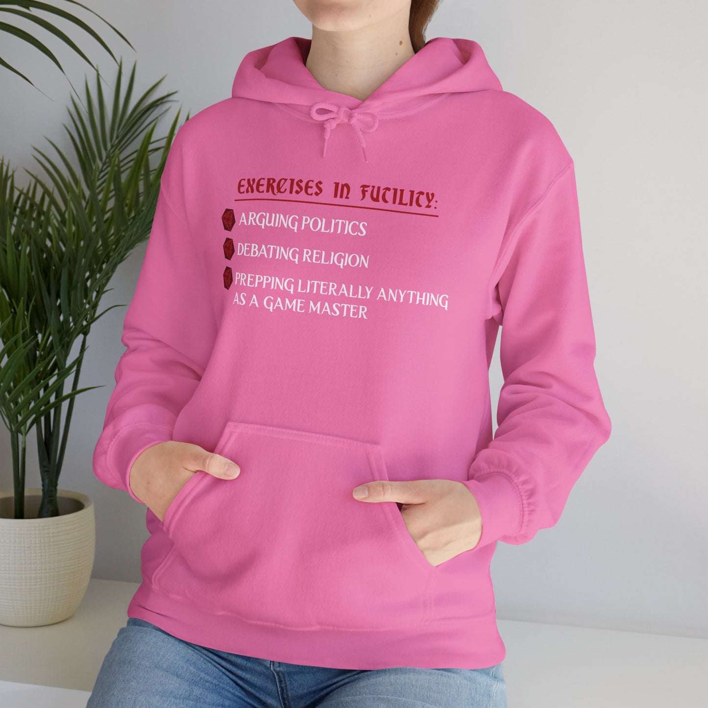 Exercises in Futility - Heavy Blend™ Hooded Sweatshirt for Men and Women