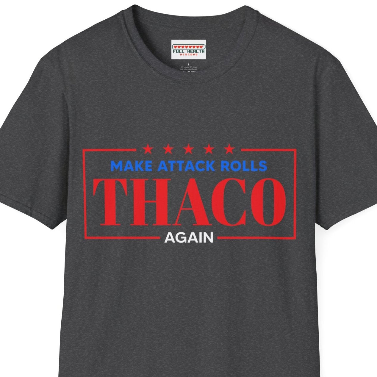 Make Attack Rolls THAC0 Again - Unisex Softstyle T-Shirt Printify