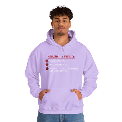 Exercises in Futility - Heavy Blend™ Hooded Sweatshirt for Men and Women