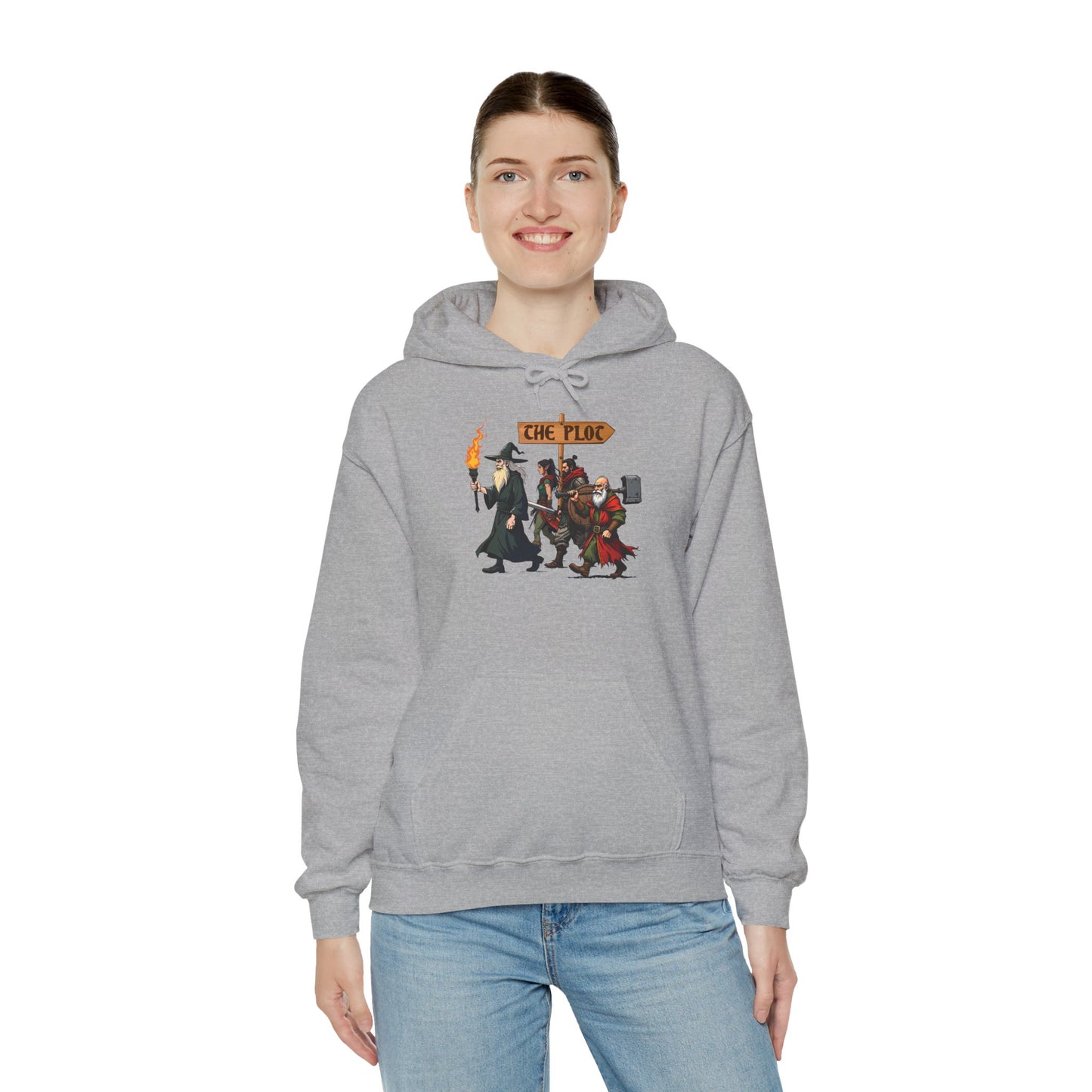 Missing the Plot - Heavy Blend™ Hooded Sweatshirt for Men and Women
