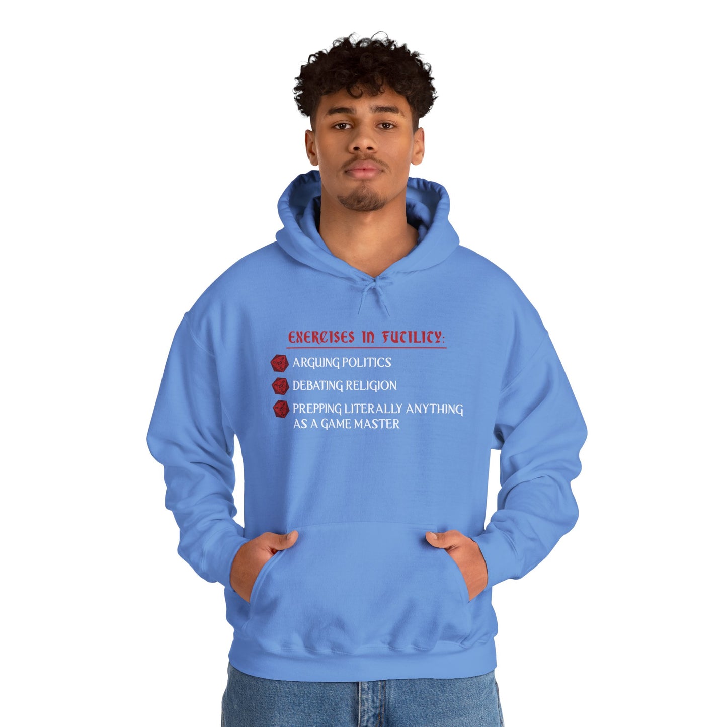 Exercises in Futility - Heavy Blend™ Hooded Sweatshirt for Men and Women
