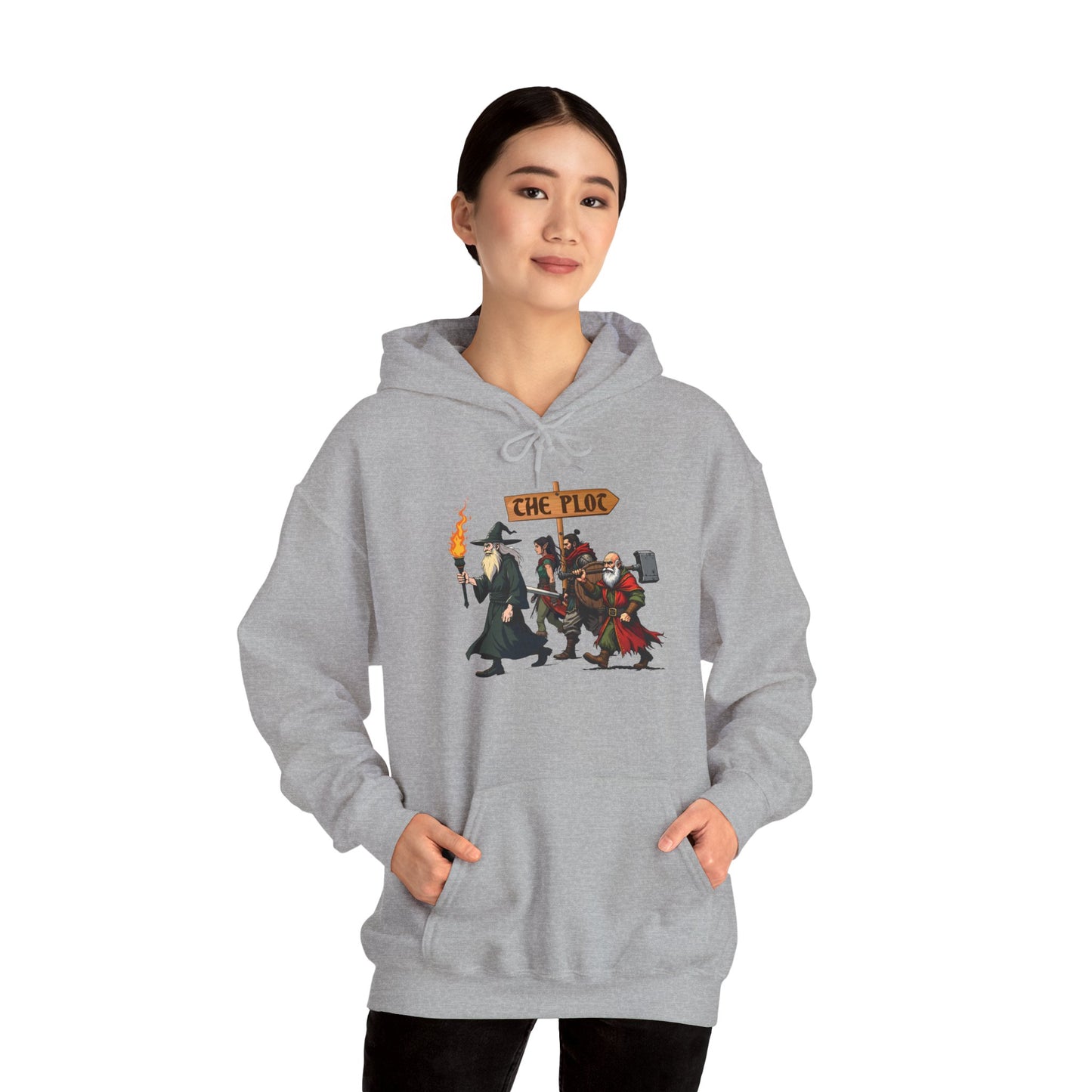 Missing the Plot - Heavy Blend™ Hooded Sweatshirt for Men and Women