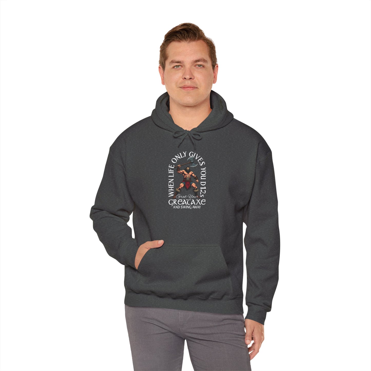 D12 Swing Away - Heavy Blend™ Hooded Sweatshirt for Men and Women