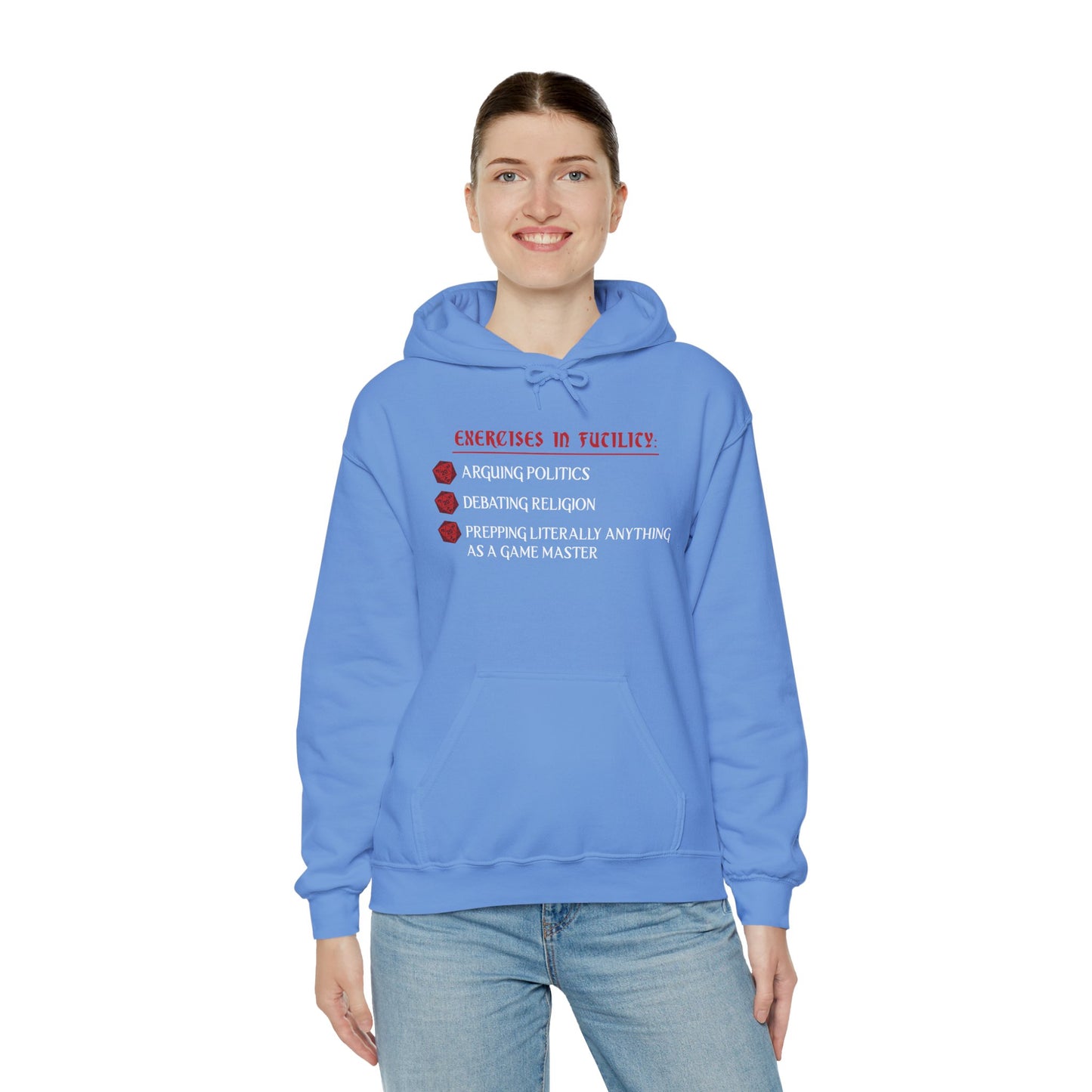 Exercises in Futility - Heavy Blend™ Hooded Sweatshirt for Men and Women