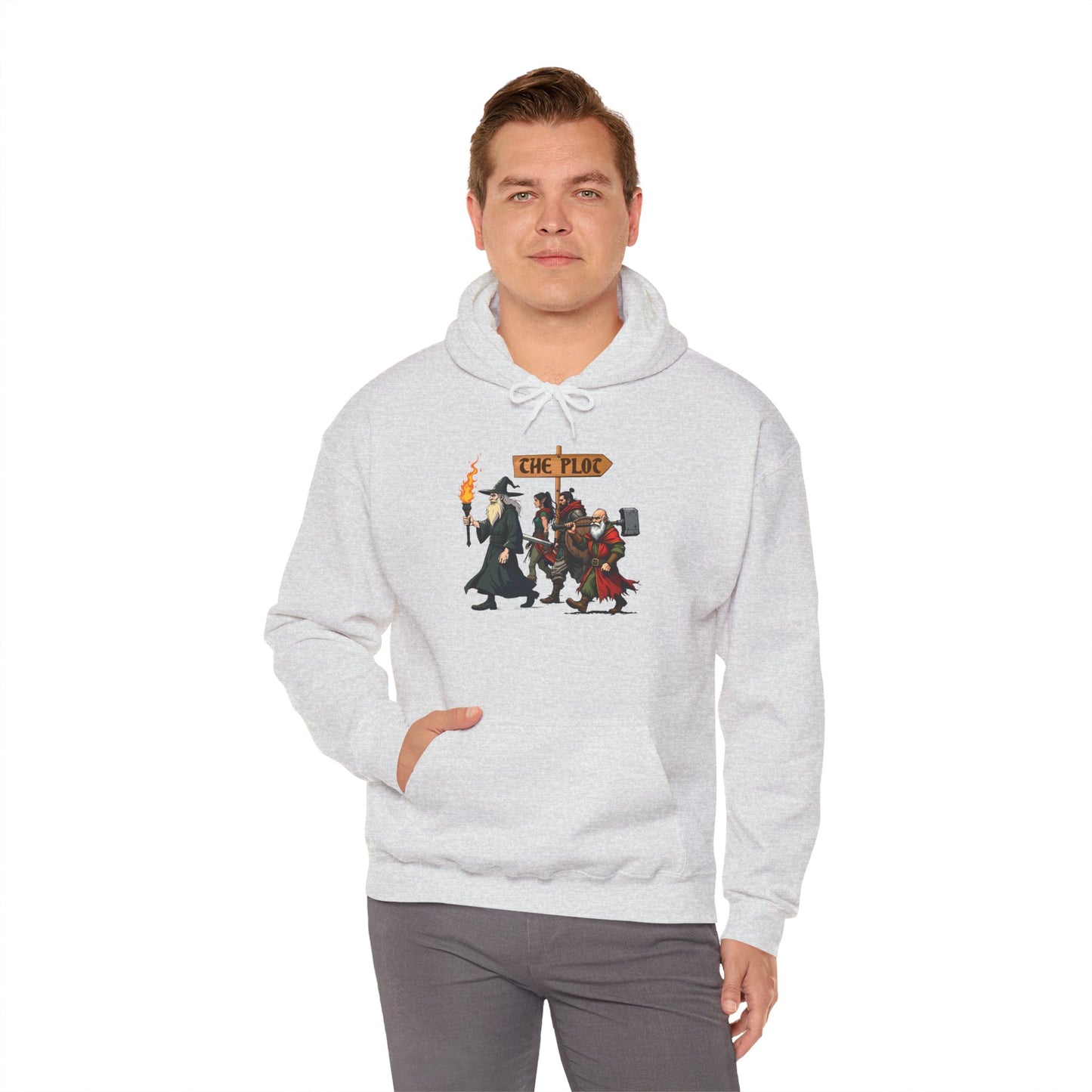 Missing the Plot - Heavy Blend™ Hooded Sweatshirt for Men and Women