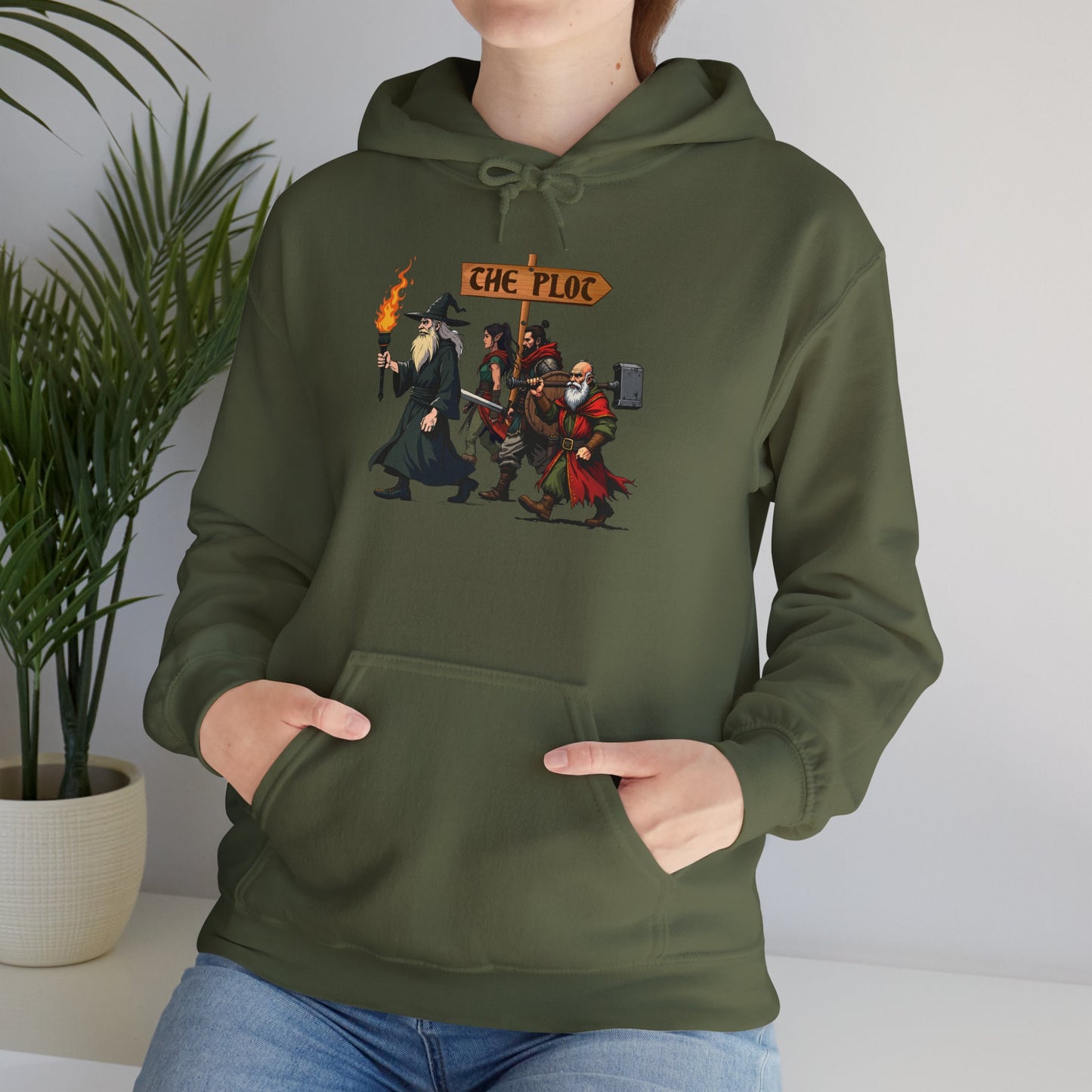 Missing the Plot - Heavy Blend™ Hooded Sweatshirt for Men and Women