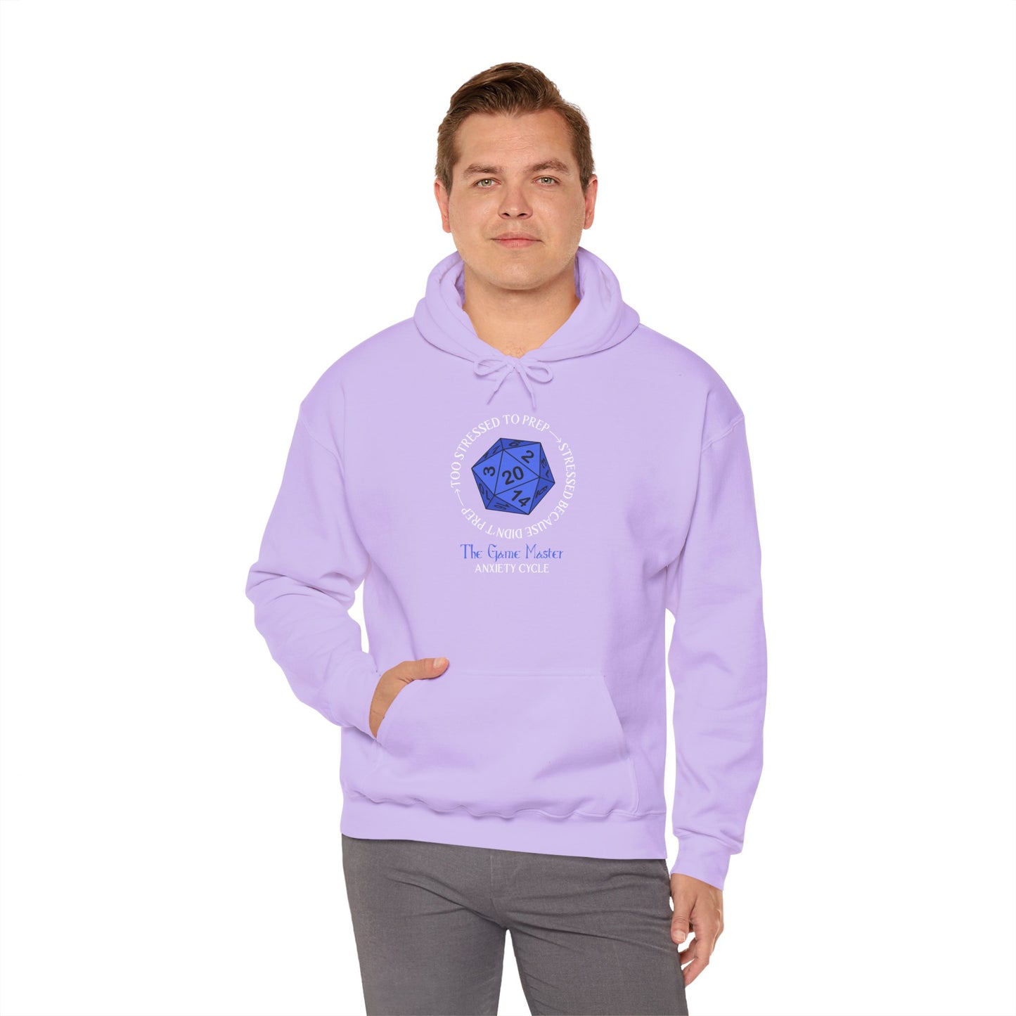 The GM Anxiety Cycle - Heavy Blend™ Hooded Sweatshirt for Men and Women