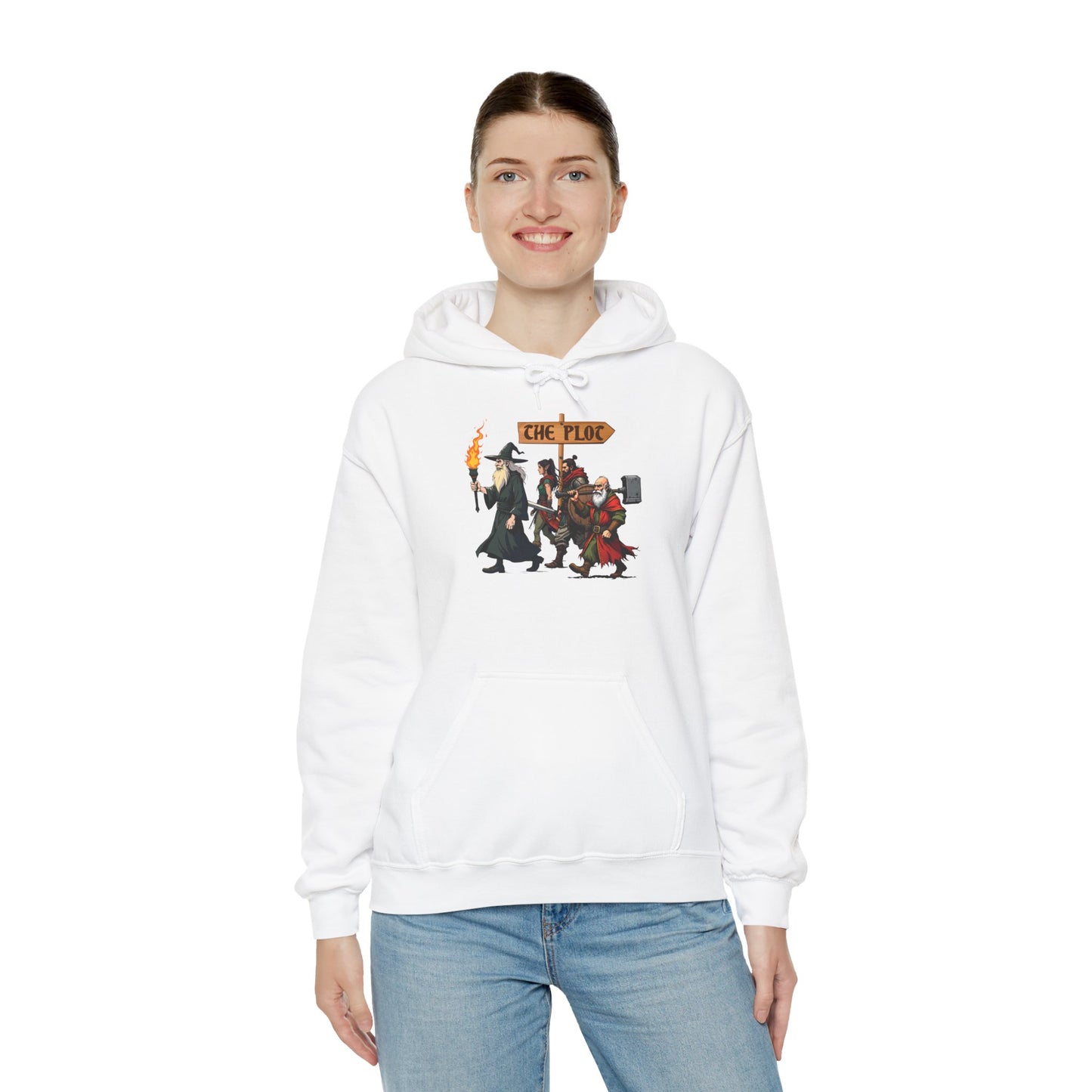 Missing the Plot - Heavy Blend™ Hooded Sweatshirt for Men and Women