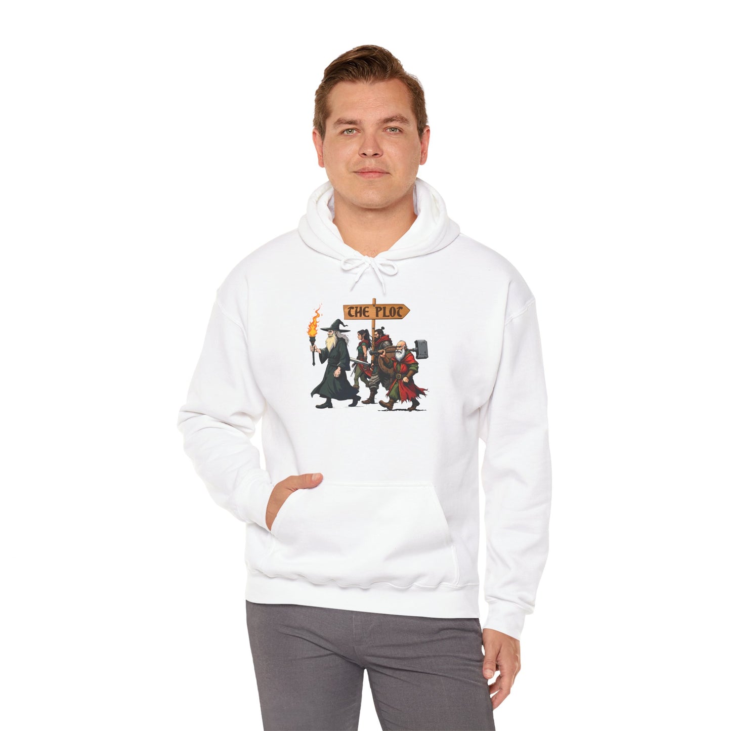 Missing the Plot - Heavy Blend™ Hooded Sweatshirt for Men and Women